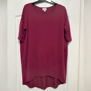 Oversized Irma Pink Hi Low Tee